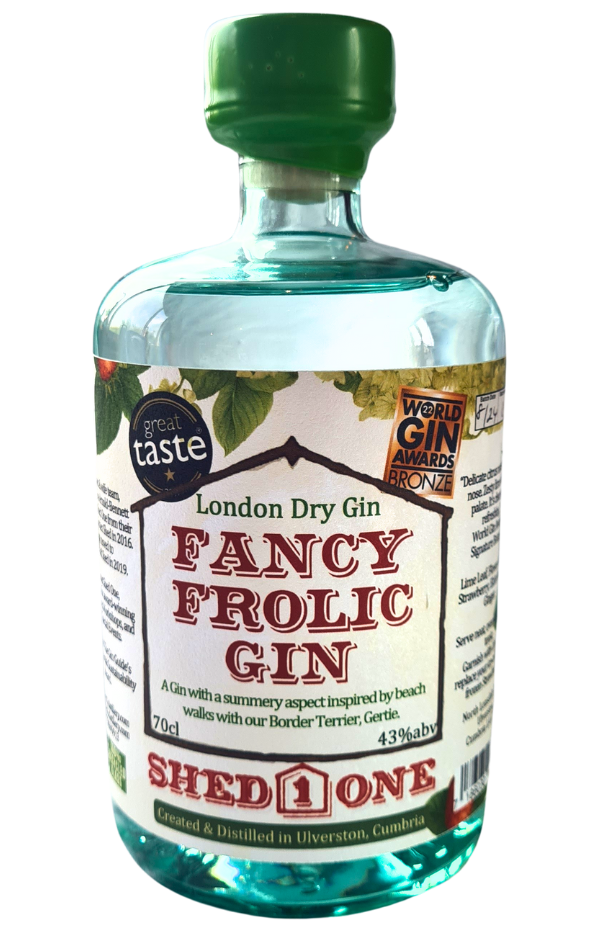 Fancy Frolic Gin Shed One Distillery