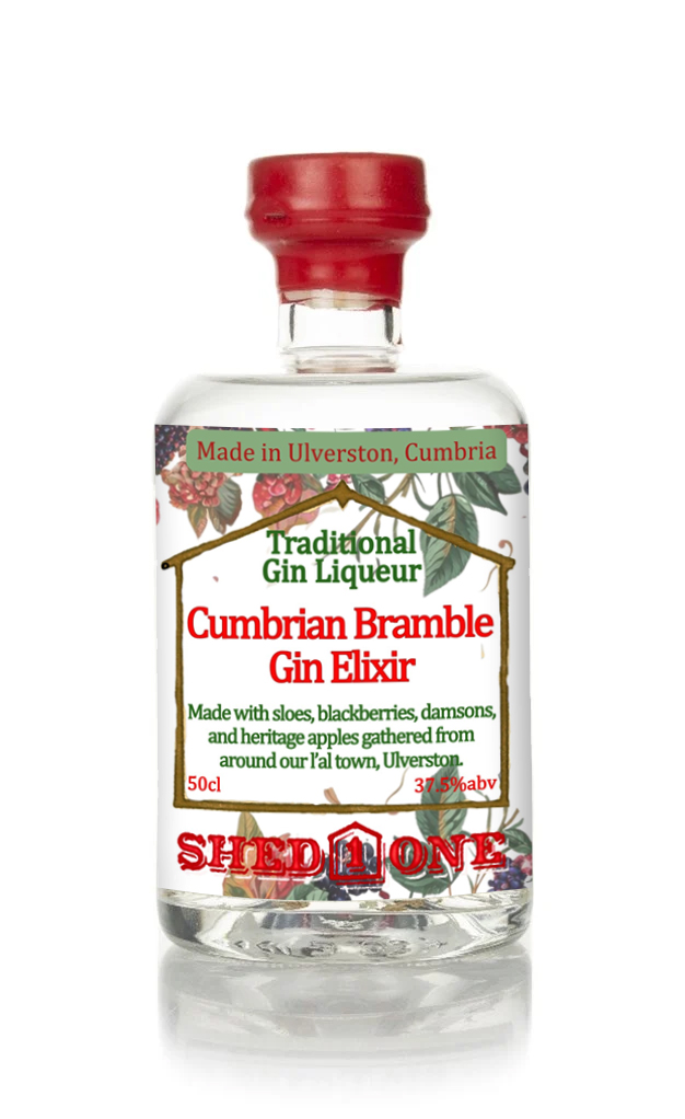 Bottle of Cumbria Bramble Liqueur