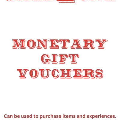 Monetary Gift Vouchers