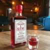 Traditional strength Festive Bramble Gin Elixir bottle on table in Shed 1 Gin