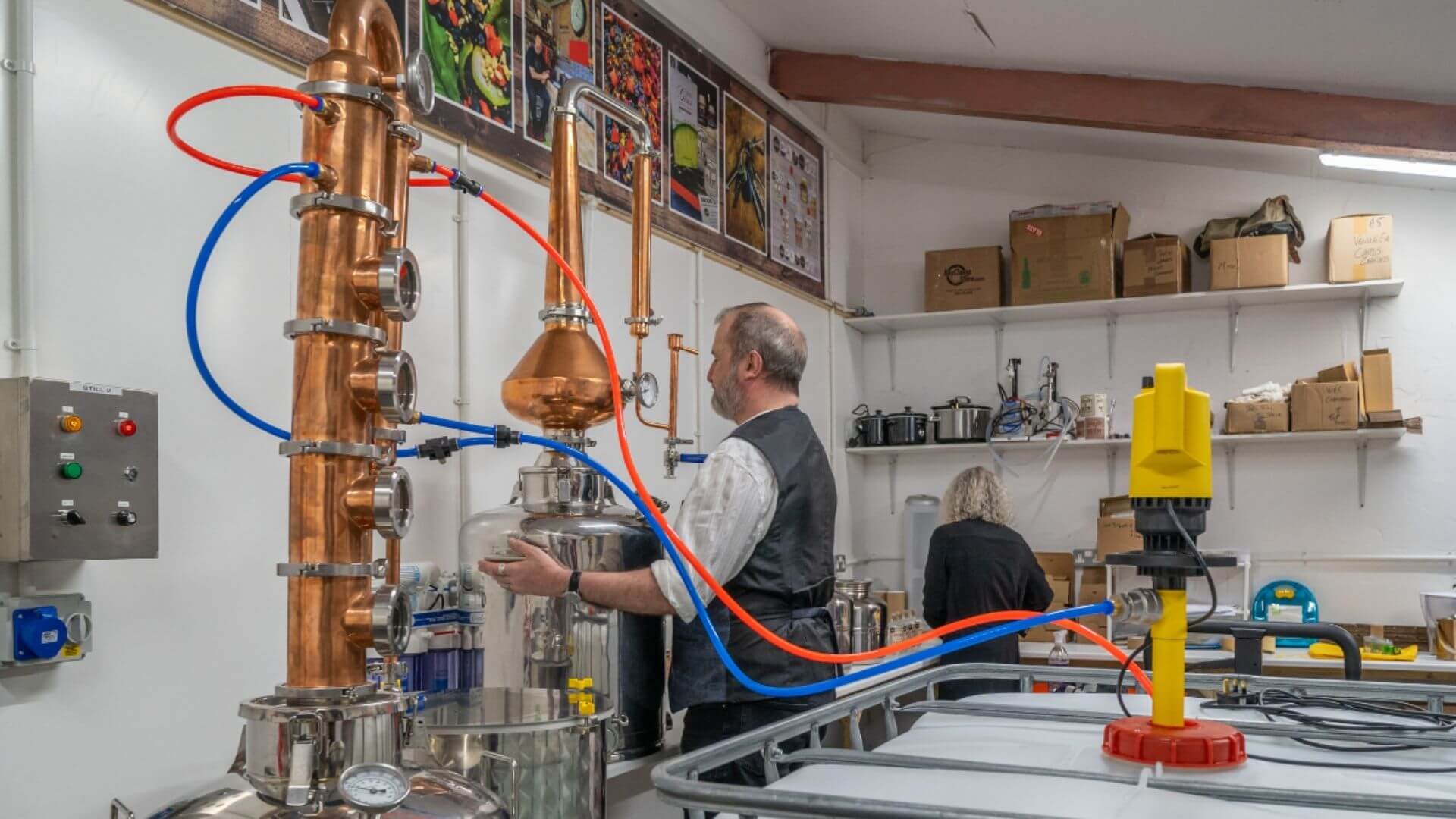 Andy and Zoe_Shed One Gin Distillery_Cumbria