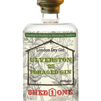 Bottle of Ulverston Foraged Gin