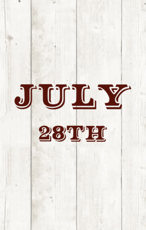 Afternoon G&Tea at Shed One, July 28th