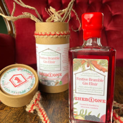 Festive Bramble Gin Elixir Gift Tube