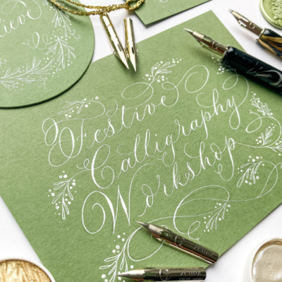 Festive Calligraphy Workshop_Shed One Distillery