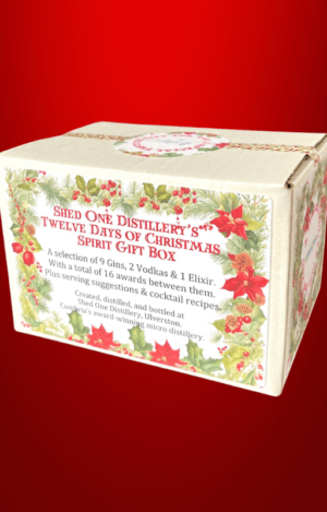 Twelve Days of Christmas Spirits Gift Box_Shed One Distillery_side_L