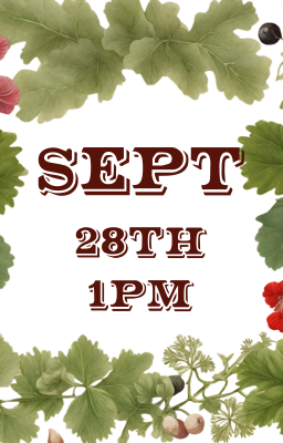 Make Your Own Distilled Spirit, September 28th, 1pm