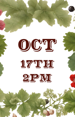 Afternoon G&Tea with Tour-October 17th, 2pm