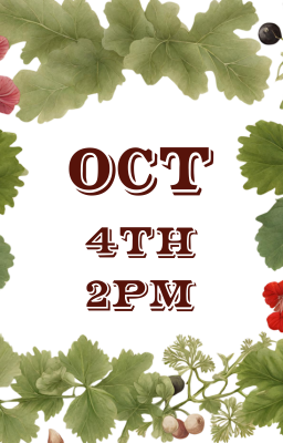 Afternoon G&Tea with Tour-October 4th, 2pm