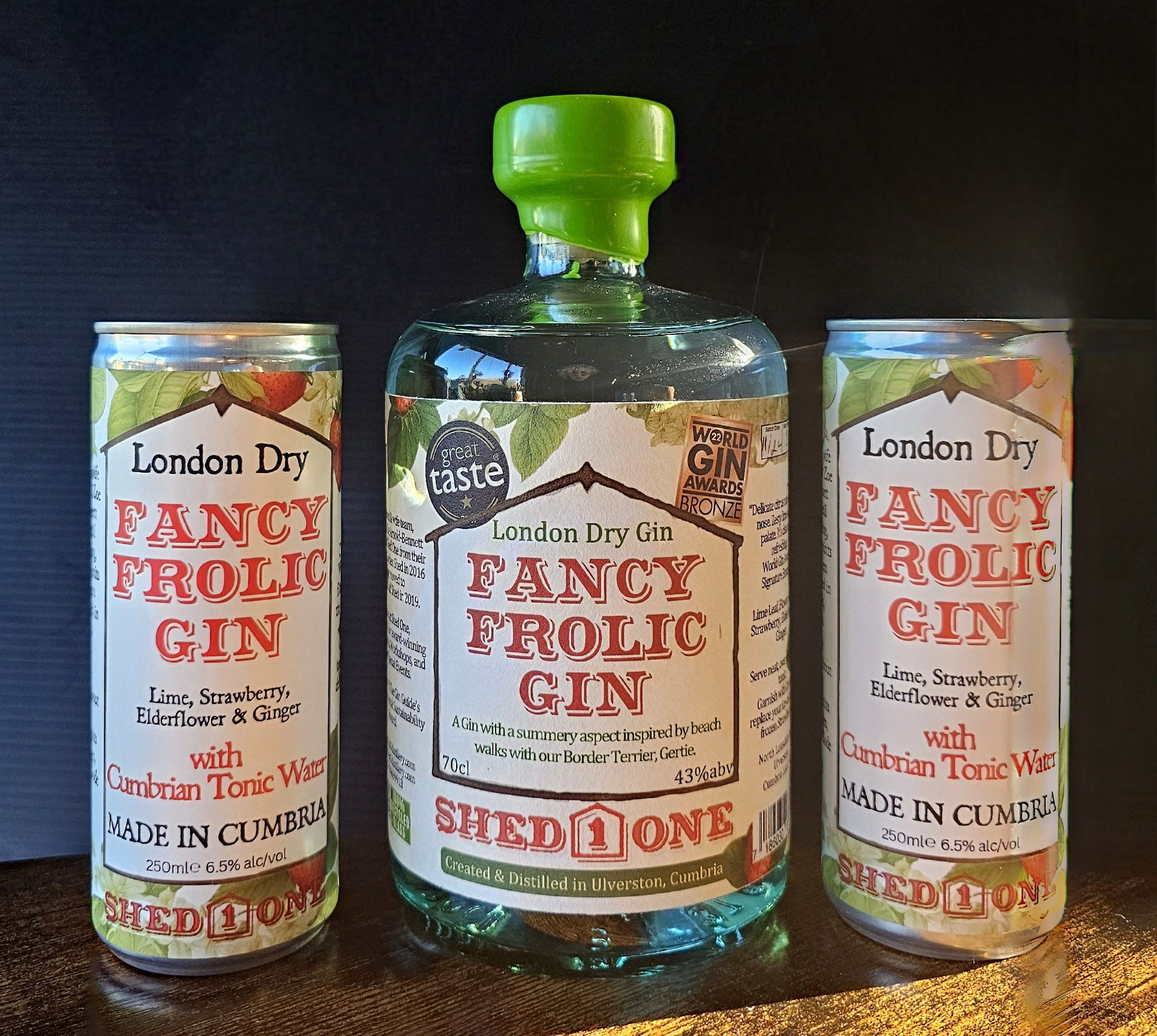 Fancy Frolic Cans and Bottle