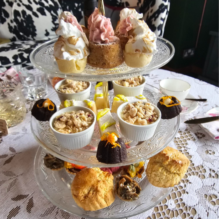 Afternoon Tea on a cake stand