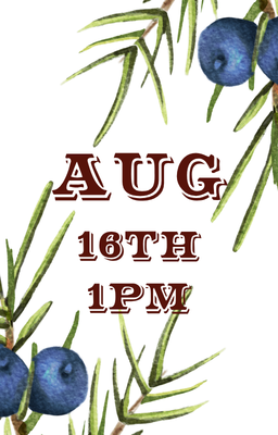 Make Your Own Distilled Spirit, August 16th, 1pm